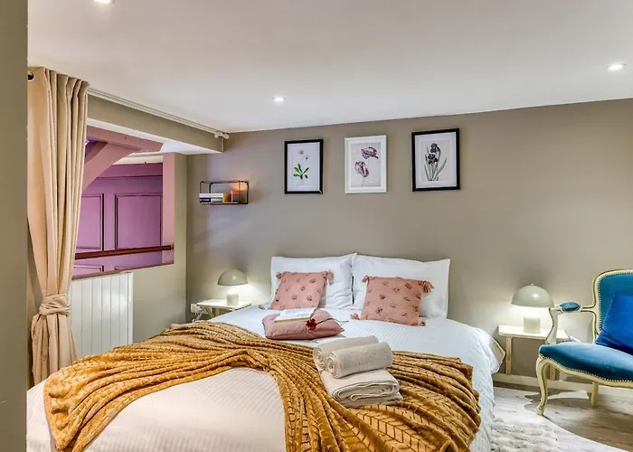 Chronos By Kleidos, Grand Duplex, 4 Personnes, 3 Minutes Gros Horloge & Opera De Apartament Rouen