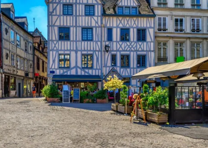 Chronos By Kleidos, Grand Duplex, 4 Personnes, 3 Minutes Gros Horloge & Opera De Apartament Rouen