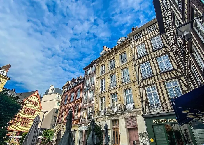 Chronos By Kleidos, Grand Duplex, 4 Personnes, 3 Minutes Gros Horloge & Opera De * Rouen